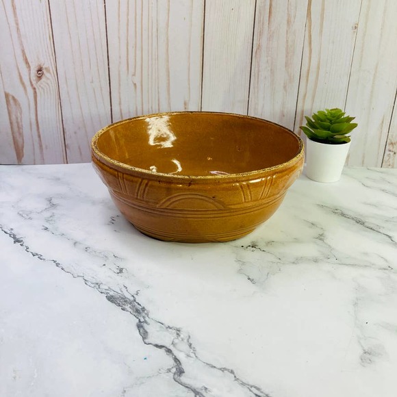 Watt Pottery Arcs Arches Casserole Dish 8.5" Ovenware Farmhouse - Picture 2 of 8